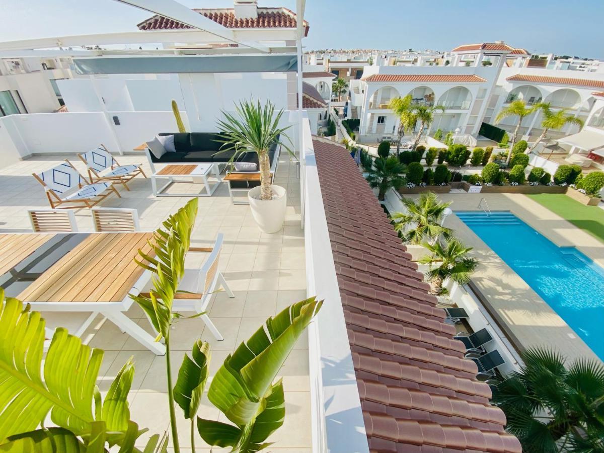 Fortuna Penthouse With Roof Terrace, Ac And Pool Rojales Exterior foto